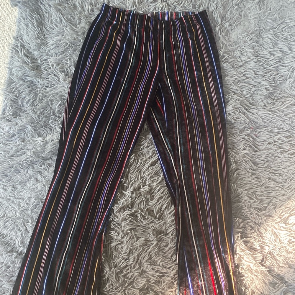 Multi color disco pants never worn